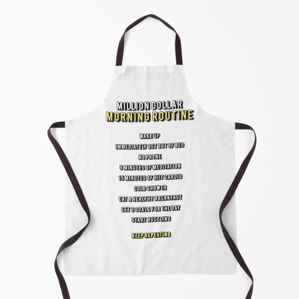 Item preview, Million Dollar Morning Routine Business Entrepreneur Motivation White designed and sold by hiunlimit.