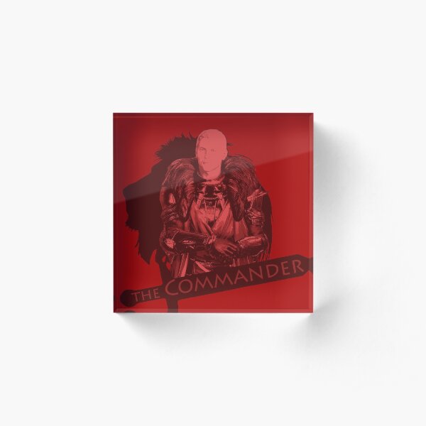 The Commander Acrylic Block