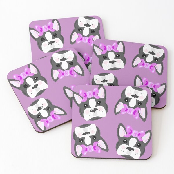 Item preview, Boston Terrier Dog with Bow designed and sold by kmstudio.