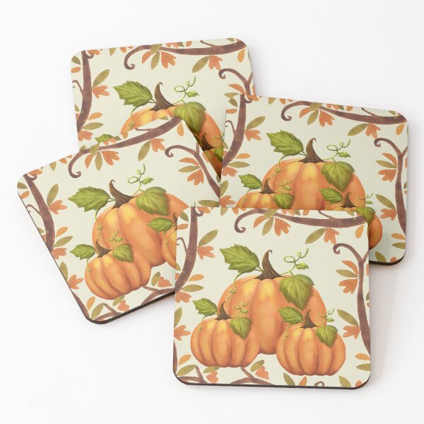 Item preview, Vintage Fall Pumpkin Pattern designed and sold by GraphicsClub.