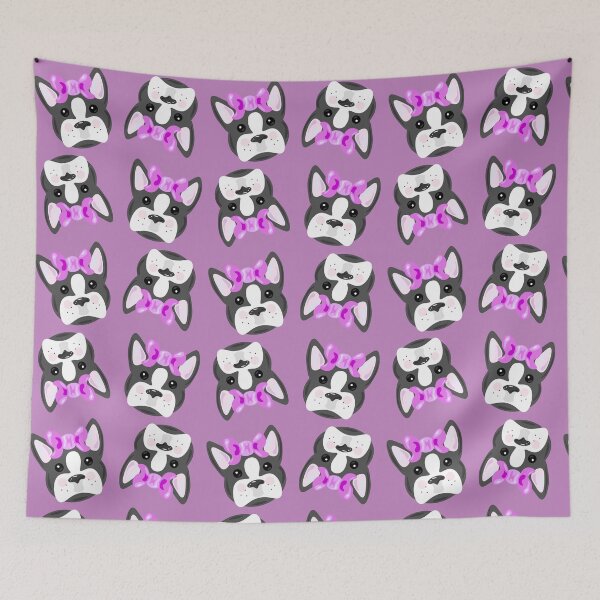 Item preview, Boston Terrier Dog with Bow designed and sold by kmstudio.