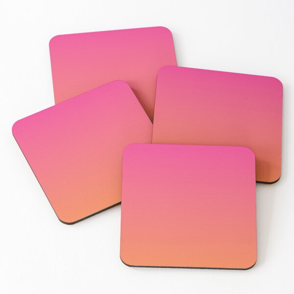 Item preview, Gradient Fade Hot Pink to Orange Ombré designed and sold by kierkegaard.
