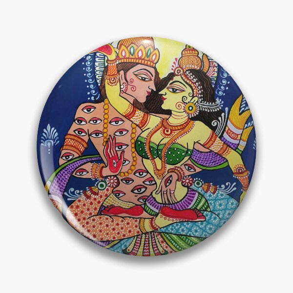 Item preview, Indra with Ahalya, Pattachitra Painting designed and sold by Onodera.