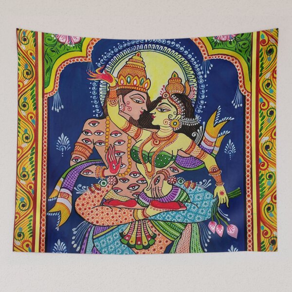 Item preview, Indra with Ahalya, Pattachitra Painting designed and sold by Onodera.