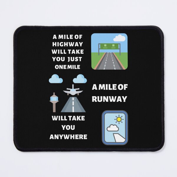 Item preview, A mile of runway... designed and sold by flight-apparel.