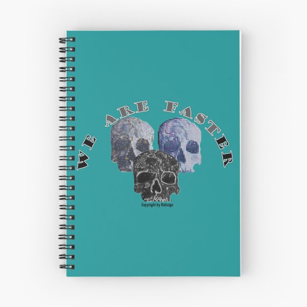 Item preview, Skull - We are Faster     designed and sold by BraidedThrift.