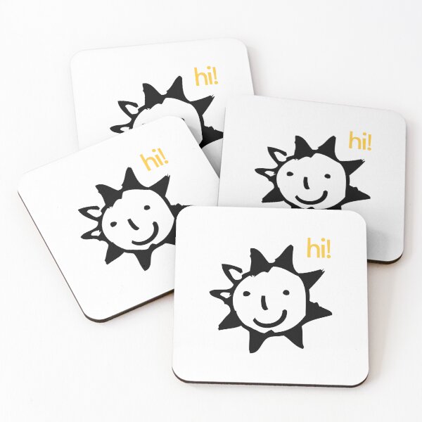Item preview, Hi! funny childs drawing sun designed and sold by ItsMemeMachine.