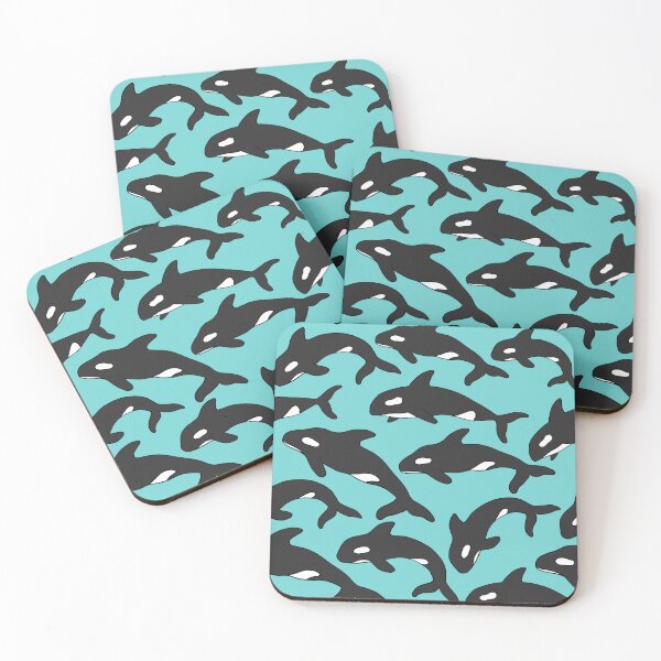 Item preview, Orcas - Blue designed and sold by kmstudio.