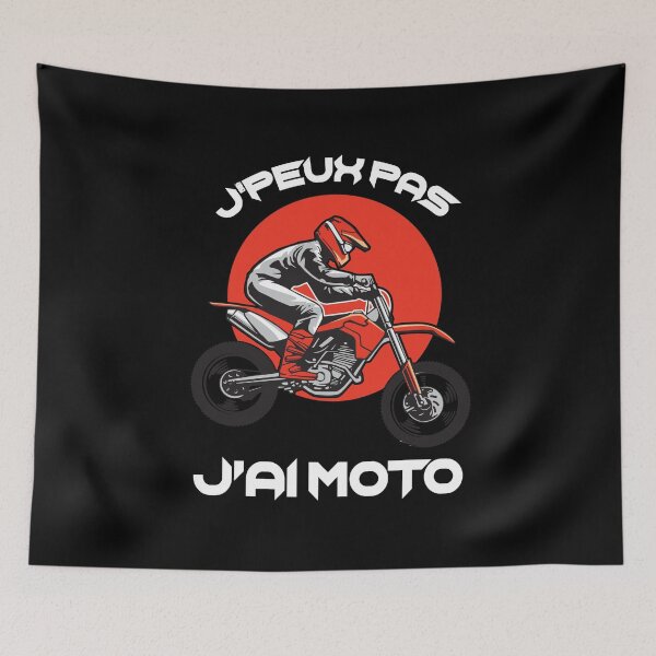 Item preview, J'peux Pas J'Ai Moto Humour Motar designed and sold by omgsavariya.