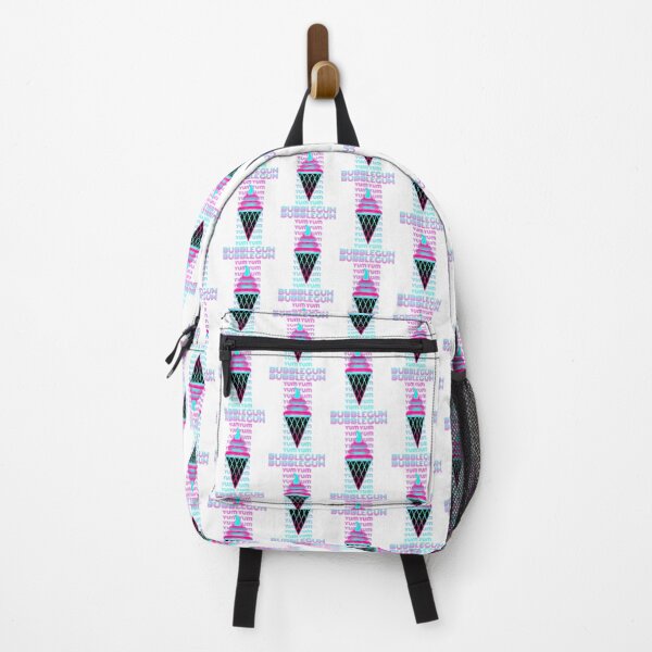Item preview, blue and pink bubblegum ice cream with black cone digital art by Analino (version 2) designed and sold by Clyde Jude Burdeos.