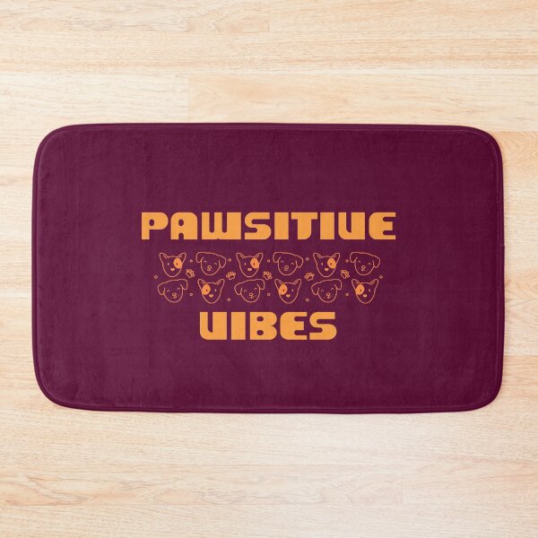 Item preview, Pawsitive Vibes (orange) designed and sold by kookycomet.