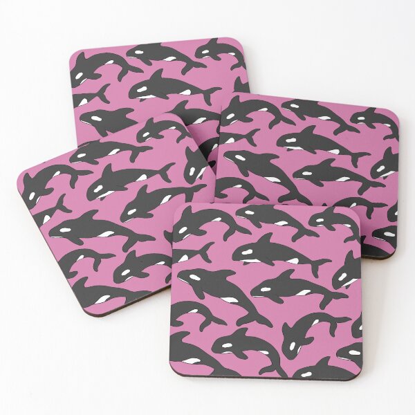 Item preview, Orcas - Pink designed and sold by kmstudio.