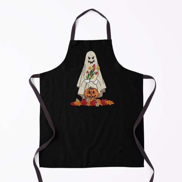 Item preview, Floral Ghost Flowers Bouquet Vintage Pumpkin Fall Leaves Cute Halloween Costume designed and sold by alenaz.
