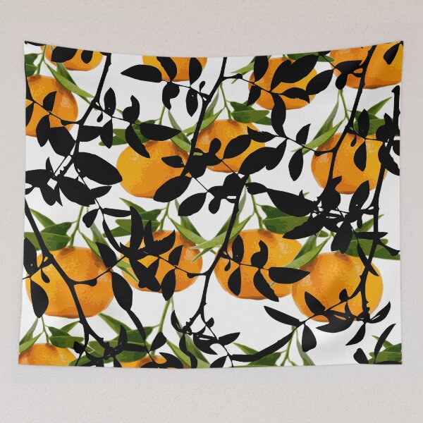 Item preview, Hiding Mandarins  designed and sold by Zala Farah.