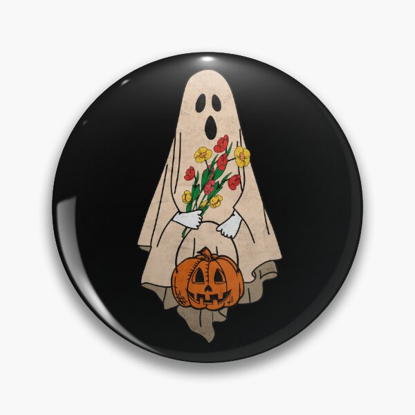 Artikelvorschau, Vintager Blumengeist-niedlicher Kürbis-Halloween-Kostüm-Fall Art entworfen und verkauft von alenaz.