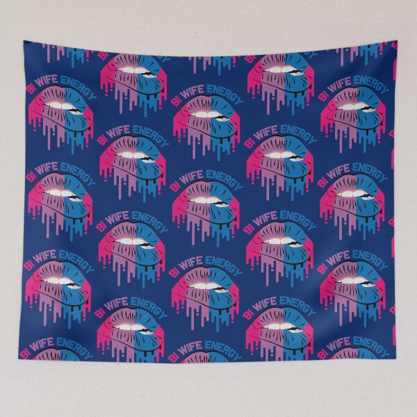 Item preview, Bi Wife Energy LGBTQ - Bi Wife Energy LGBTQ Support LGBT Bisexual Flag Vintage Cool Bisexual Pride C        designed and sold by AmelinKnowles.