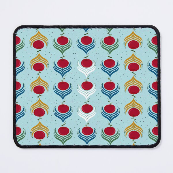 Item preview, Cherry farms stripes blue motif designed and sold by DreamKaracters.