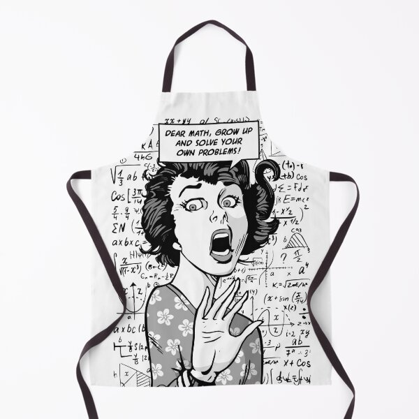 Item preview, Dear Math Grow Up And Solve Your Own Problems Pop Art Girl designed and sold by GrandeDuc.