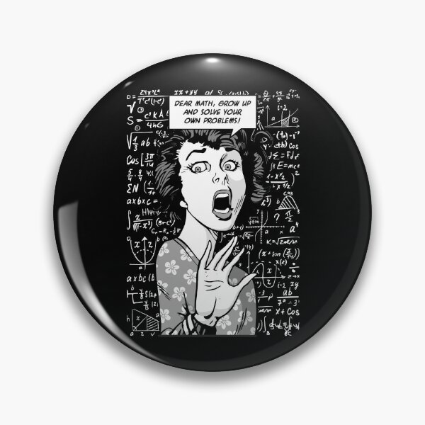 Item preview, Dear Math Grow Up And Solve Your Own Problems Pop Art Girl designed and sold by GrandeDuc.