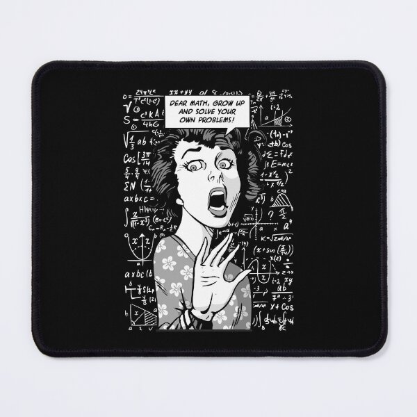 Item preview, Dear Math Grow Up And Solve Your Own Problems Pop Art Girl designed and sold by GrandeDuc.