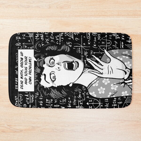 Item preview, Dear Math Grow Up And Solve Your Own Problems Pop Art Girl designed and sold by GrandeDuc.