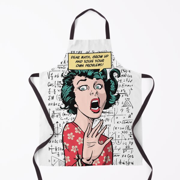 Item preview, Dear Math Grow Up And Solve Your Own Problems Pop Art Girl designed and sold by GrandeDuc.