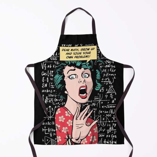 Item preview, Dear Math Grow Up And Solve Your Own Problems Pop Art Girl designed and sold by GrandeDuc.