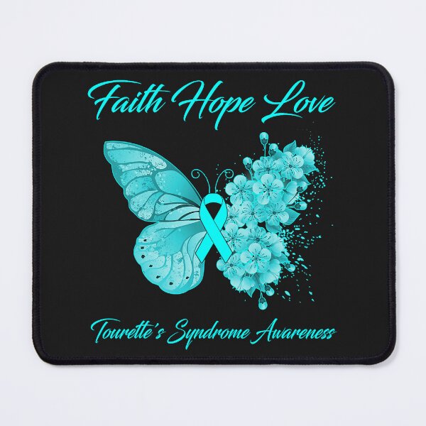 Item preview, Butterfly Faith Hope Love Tourette's Syndrome Awareness designed and sold by EmilieWebeEW.