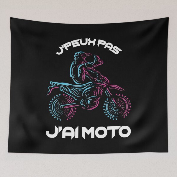 Item preview,  J'peux Pas J'Ai Moto Humour Motocross designed and sold by omgsavariya.