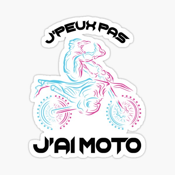 Cadeau Moto Fun Stickers for Sale