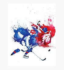 Eishockey-Schlacht Fotodruck