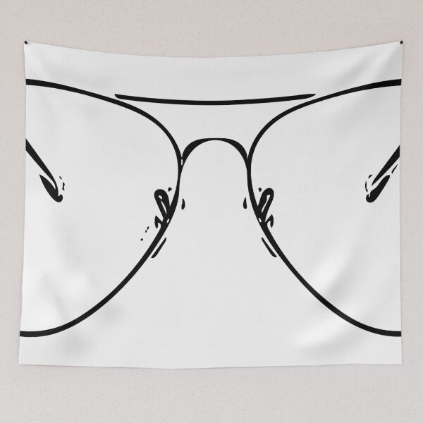 Item preview, Aviator Glasses Black designed and sold by JillKri.