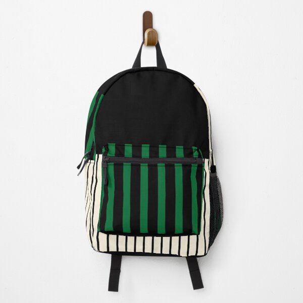 Item preview, Colour Pop Stripes - Green, Cream and Black designed and sold by LAEC-Shop.