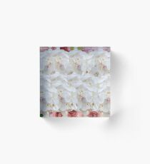 WHITE PEDALS Acrylic Block