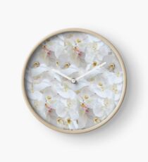 WHITE PEDALS Clock