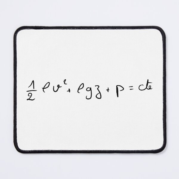Item preview, bernoulli equation of fluid dynamics handwritten designed and sold by NoetherSym.