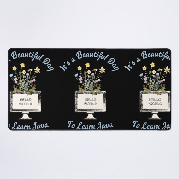 Item preview, Back to school Java quotes for teachers | It's a beautiful day to learn Java | It's a Good day to learn Java | flowers growing from book | Programmer Quotes | Programming Coding Quotes | code designed and sold by Saffire6.