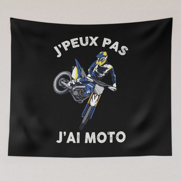Item preview, J'peux Pas J'Ai Moto Passion Motocross designed and sold by omgsavariya.