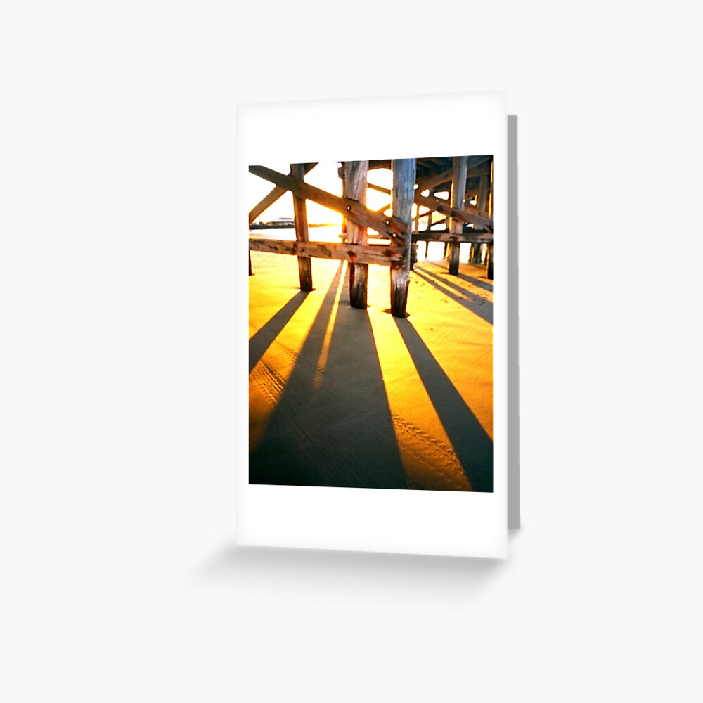 WPPD 2008 - Coffs Harbour jetty at sunrise Greeting Card