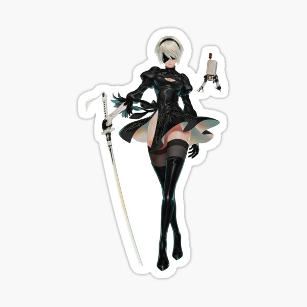 Nier Automata 2B Sticker