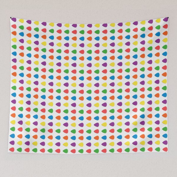 Item preview, A spectrum of guitar plectrums - vertical designed and sold by Opalaeo.