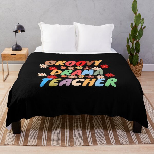 Item preview, groovy drama teacher back to school  designed and sold by justbejoker.