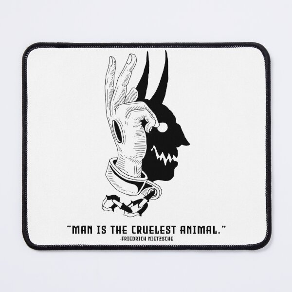 Item preview, “Man is the cruelest animal.” ― Friedrich Nietzsche designed and sold by -DEEWOLF-.