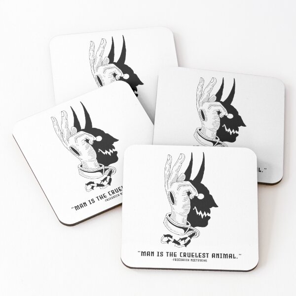Item preview, “Man is the cruelest animal.” ― Friedrich Nietzsche designed and sold by -DEEWOLF-.