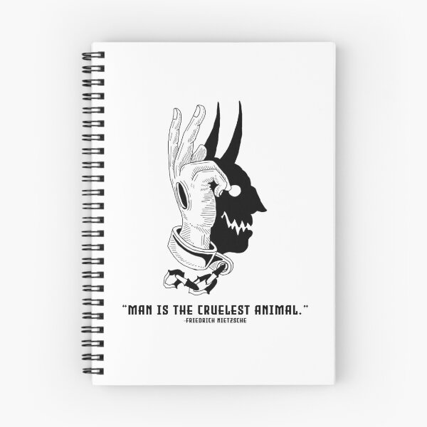 Item preview, “Man is the cruelest animal.” ― Friedrich Nietzsche designed and sold by -DEEWOLF-.