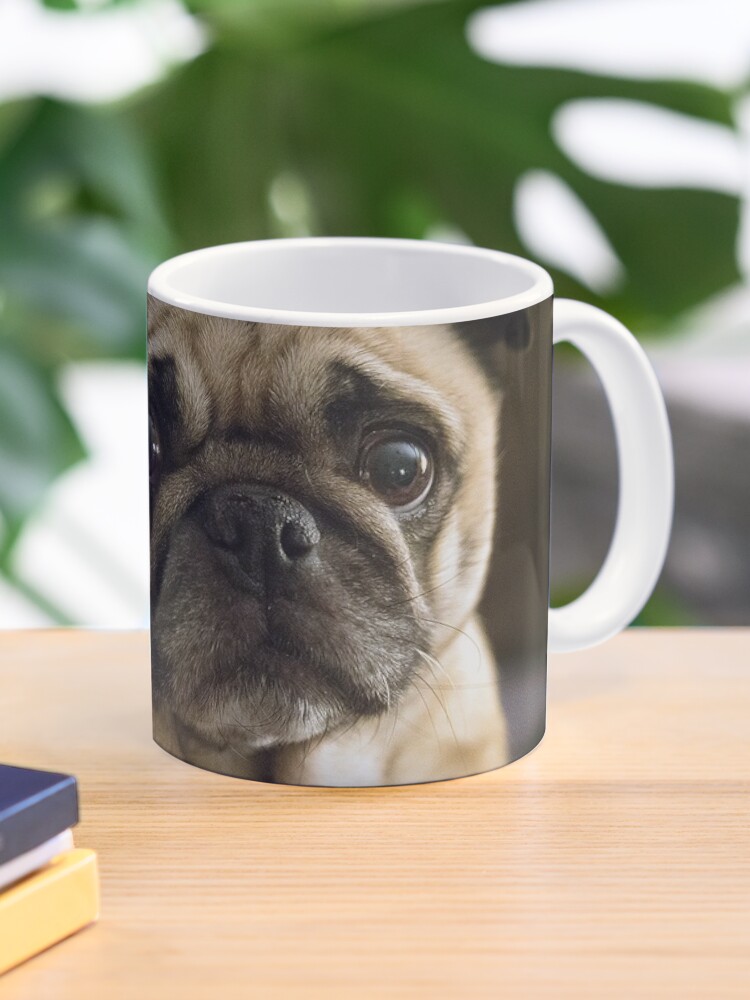 A Pug Called Pig Mug By Twofatwitches Redbubble - teacup pug roblox