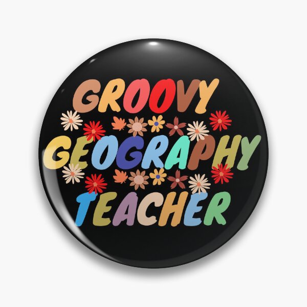 Item preview, groovy geography teacher back to school  designed and sold by justbejoker.
