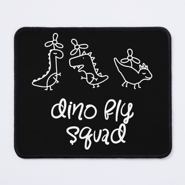Item preview, Dino Fly Squad Raptor with Baryonyx and Stegosaurus - Cute T-shirt design for your kid designed and sold by Ridiculam Toga.