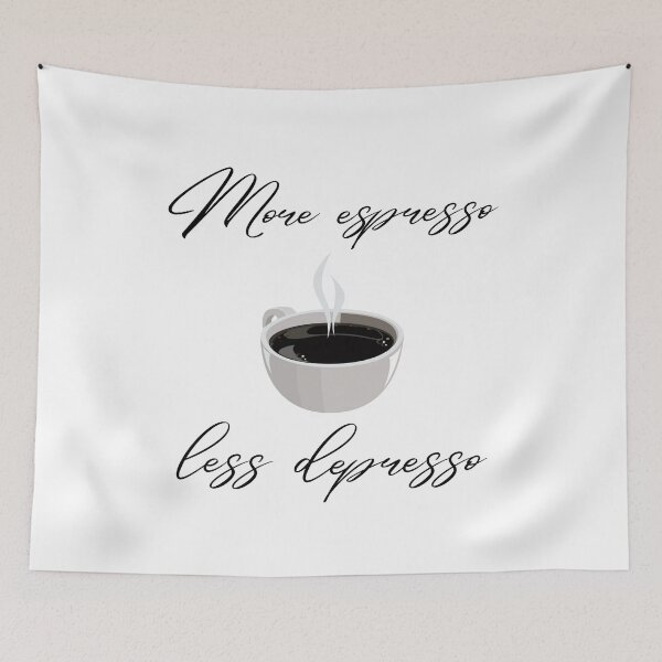 Item preview, More espresso less depresso designed and sold by addict2reading.