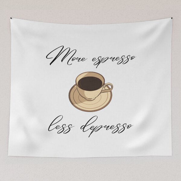 Item preview, More espresso less depresso designed and sold by addict2reading.